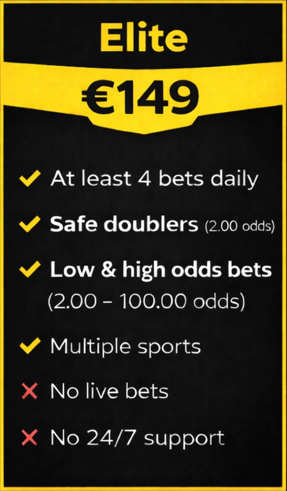 VIP ELITE - Balanced Football Betting Tips | OnePredictions